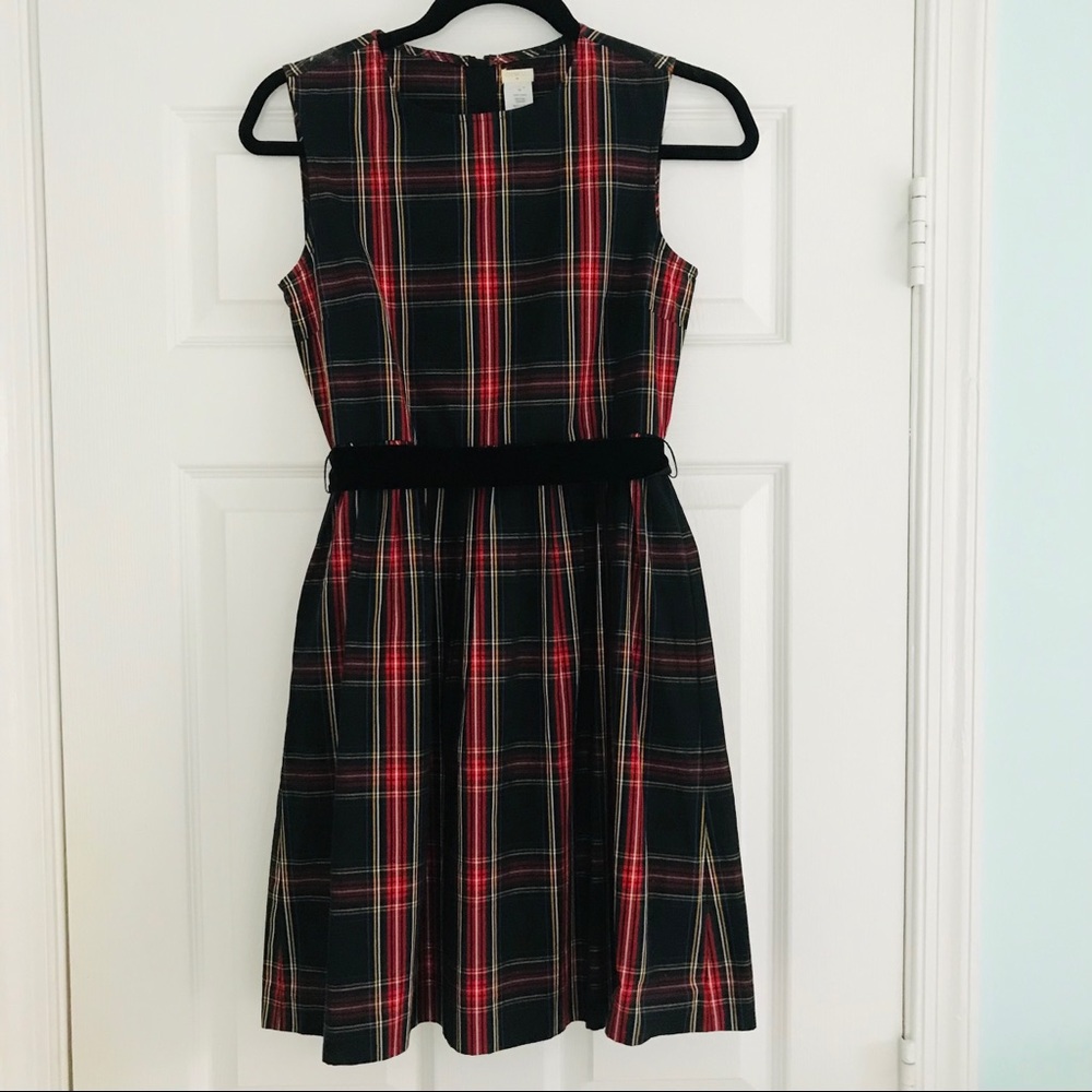 NWT Crewcuts HOLIDAY Tartan Plaid Dress